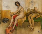 卡尔 拉尔森 : The model on the table